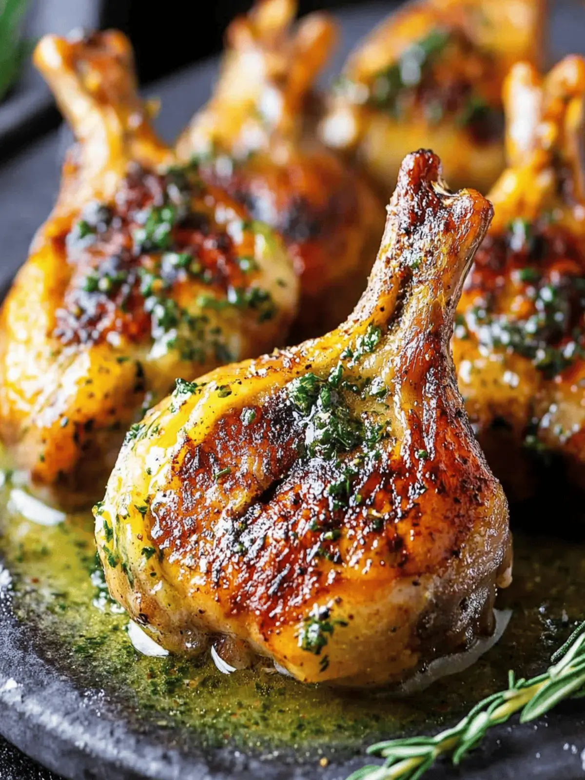 Garlic Herb Butter Roasted Quail: A Gourmet Feast Tonight 4 Garlic Herb Butter Roasted Quail