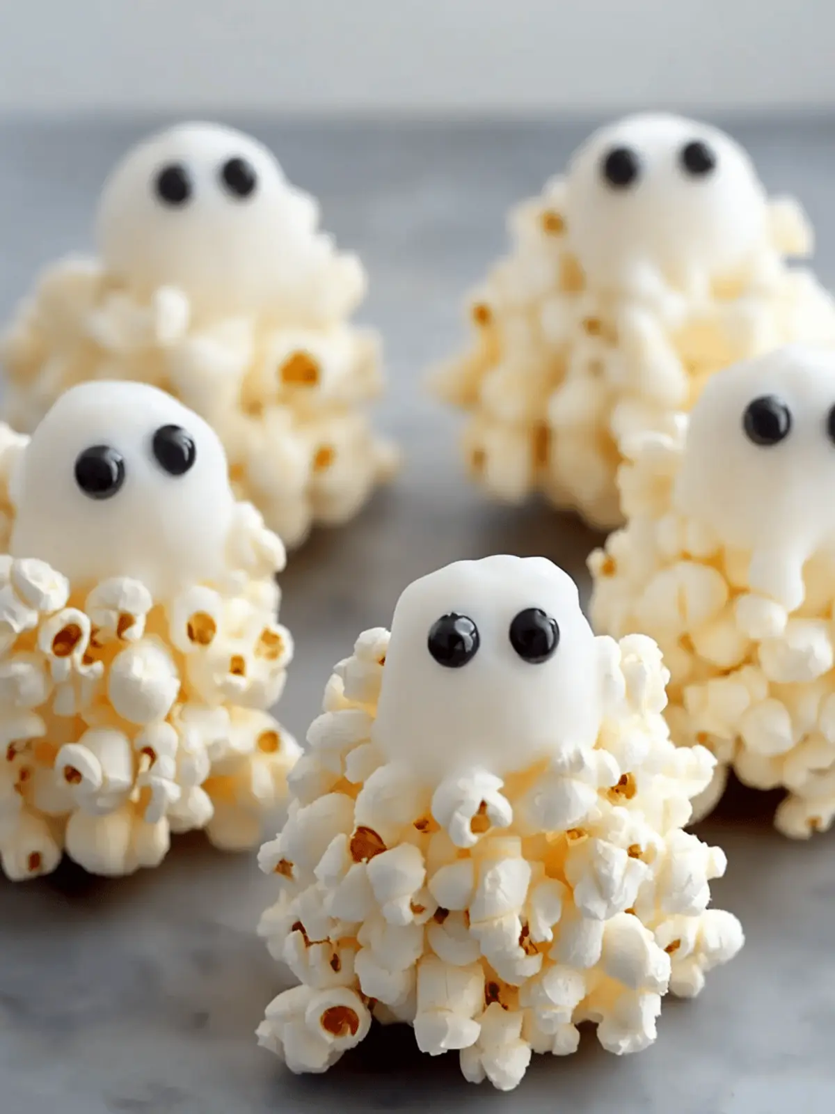 Spooktacular Ghost Popcorn Balls for Fun Family Treats 5 Ghost Popcorn Balls