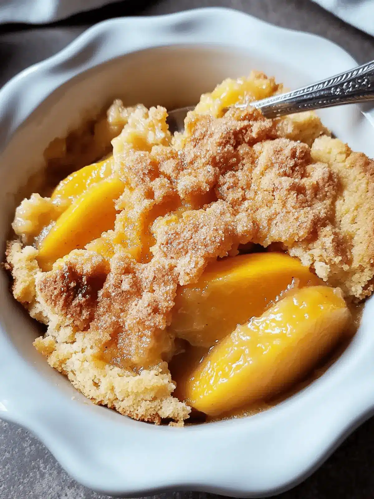 Homemade Peach Cobbler That's Easy and Irresistibly Delicious 5 Homemade Peach Cobbler