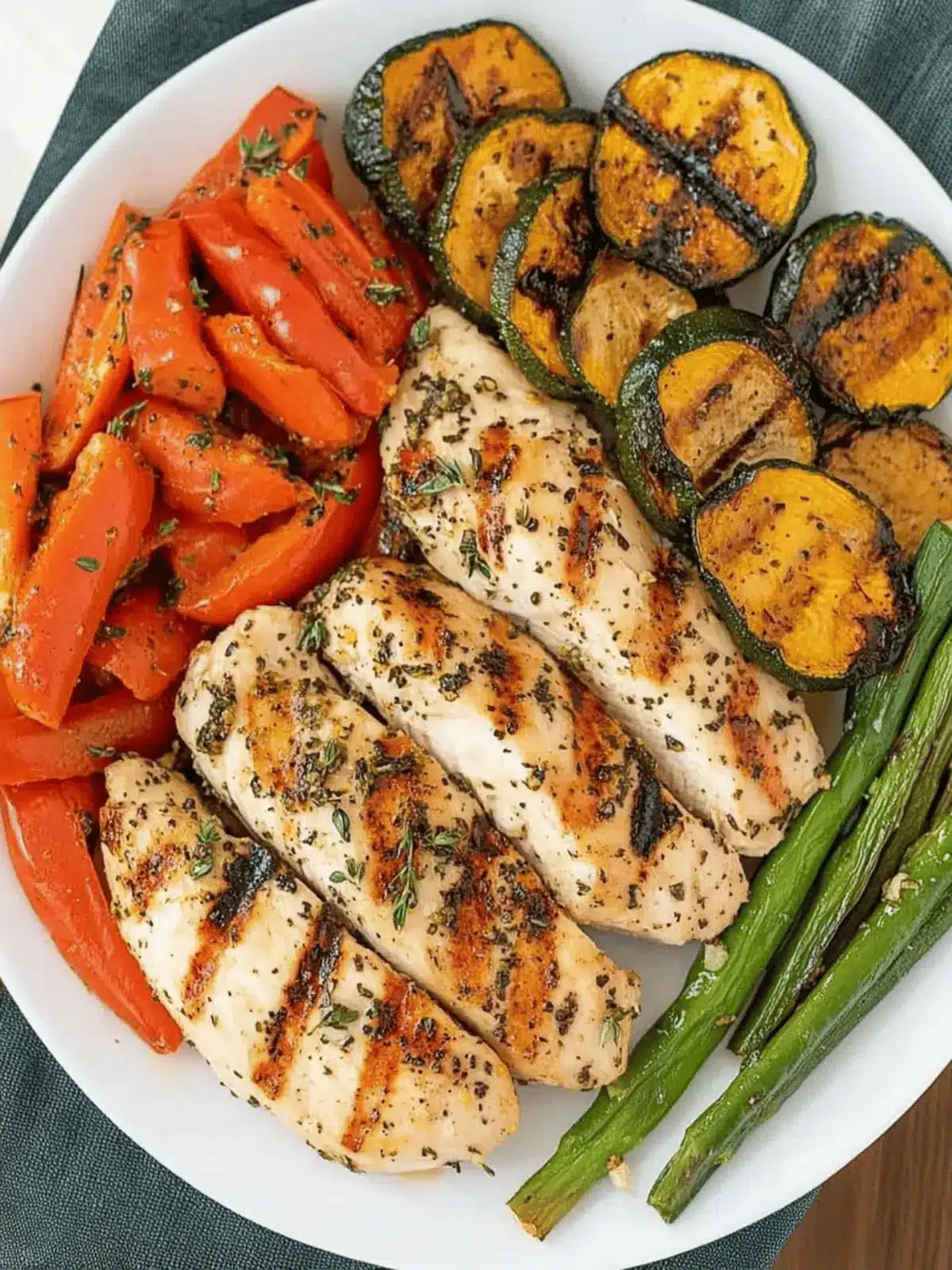 Grilled Garlic and Herb Chicken and Veggies for Busy Nights 5 Grilled Garlic and Herb Chicken and Veggies