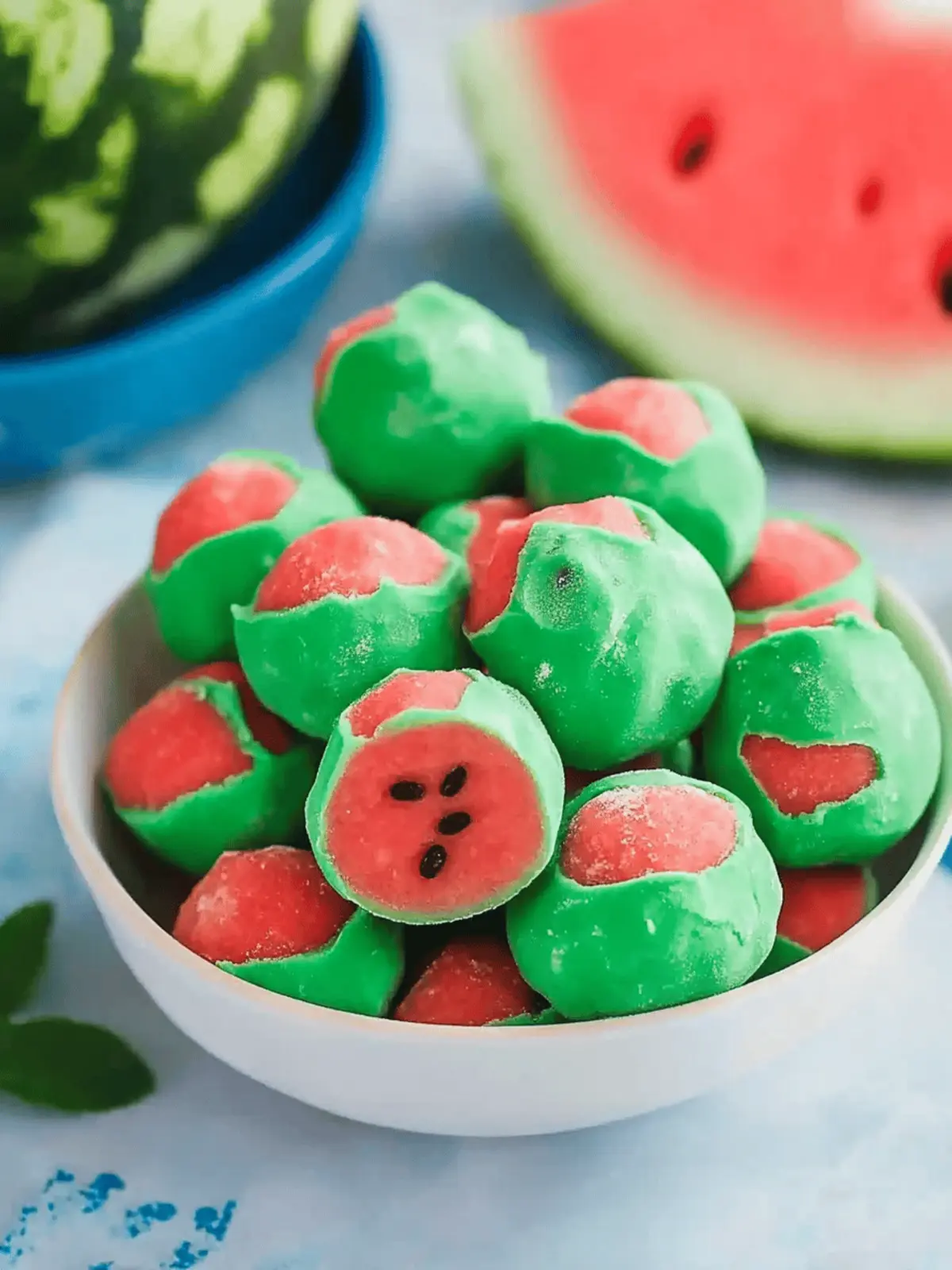No Bake Watermelon Truffles – The Ultimate Summer Delight 4 Watermelon Truffles