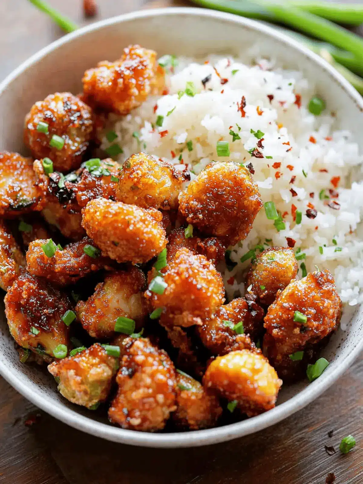 Vegan Crispy Firecracker Brussels Sprouts with Sweet & Spicy Sauce 5 Vegan Crispy Firecracker Brussels Sprouts