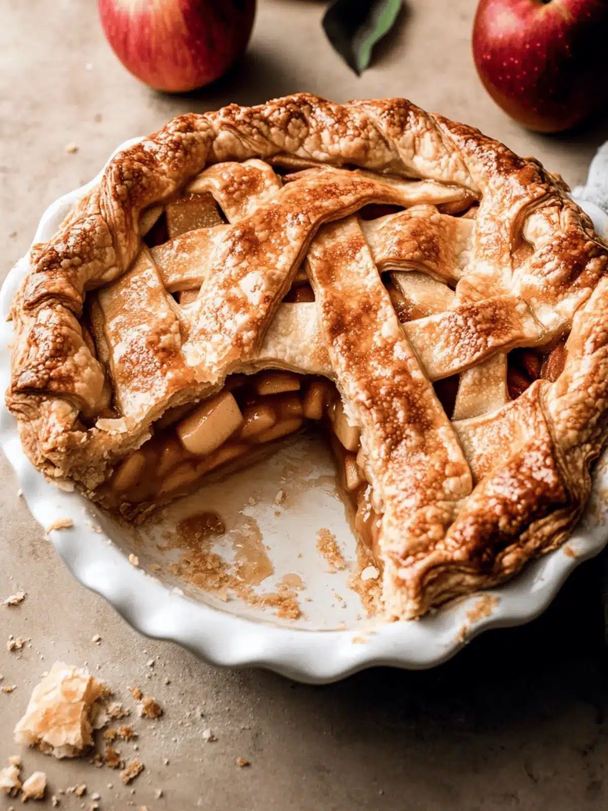 Delicious Apple Pie with Puff Pastry for Cozy Nights 3 Apple Pie with Puff Pastry
