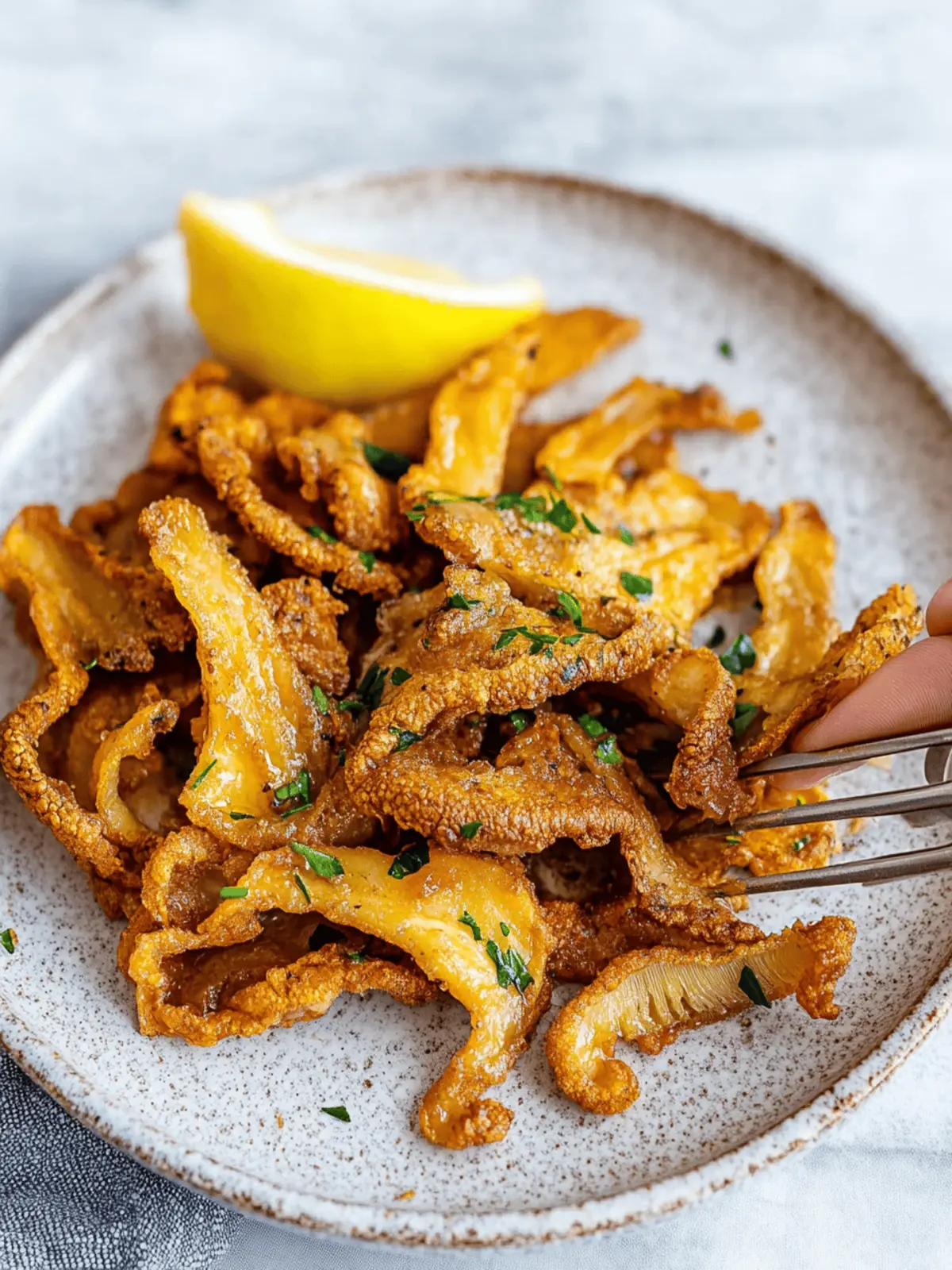 Crispy Pan-Fried Oyster Mushrooms with Balsamic Bliss 4 Pan-Fried Oyster Mushrooms