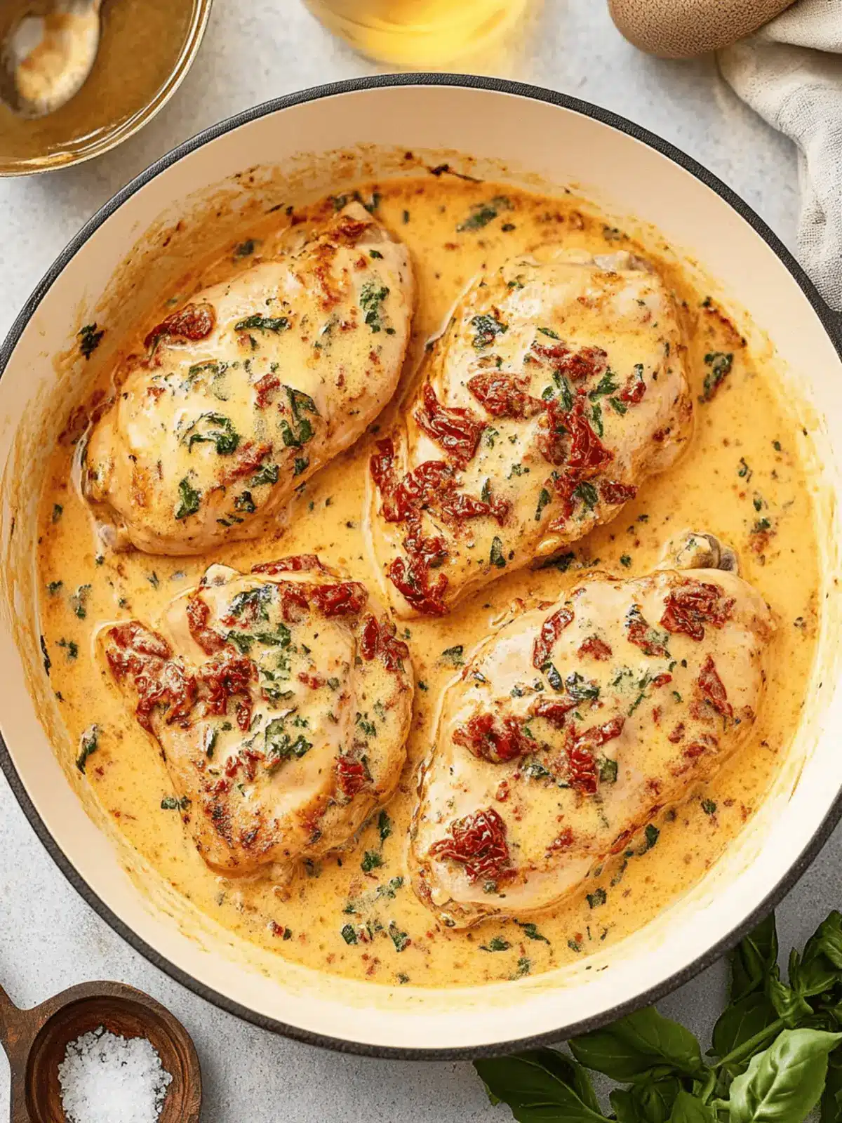 Marry Me Chicken in Sun-Dried Tomato Cream Sauce Delight 2 Marry Me Chicken (In Sun-Dried Tomato Cream Sauce)
