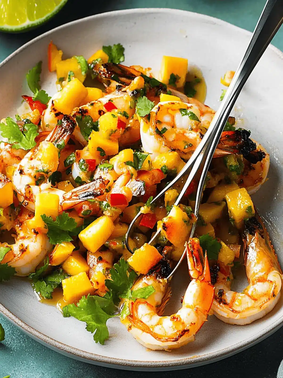 Chilli Lime Prawns with Tangy Mango Salsa for BBQ Bliss 4 Chilli Lime Prawns with Tangy Mango Salsa
