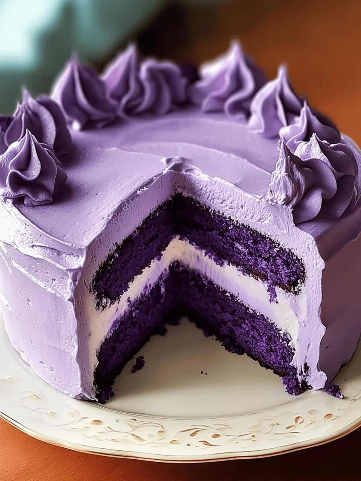 Delight in Ube Tres Leches Cake: A Colorful Dessert Dream 4 Ube Tres Leches Cake