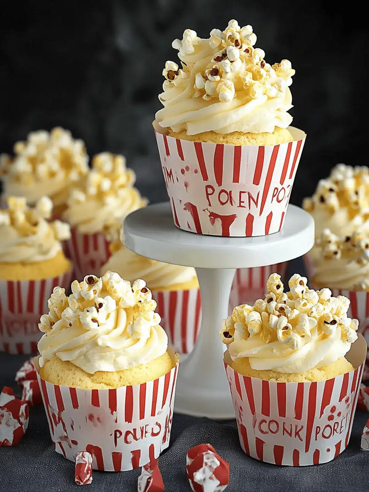 Buttered Popcorn Cupcakes That Bring Movie Night Home! 3 Buttered Popcorn Cupcakes