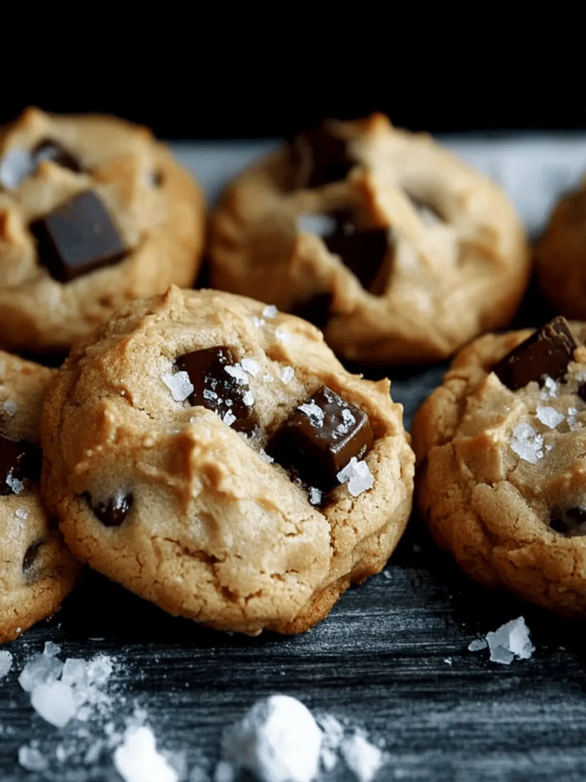 Salted Tahini Chocolate Chunk Cookies That’ll Melt Your Heart 4 Salted Tahini Chocolate Chunk Cookies