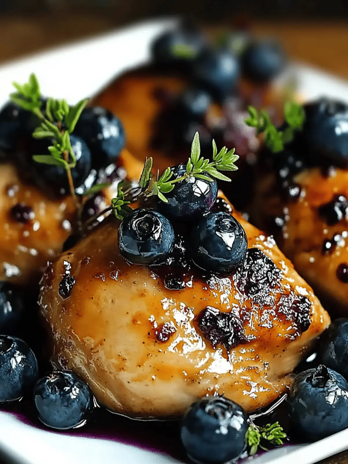Blueberry Thyme Chicken: Elevate Your Dinner Game Tonight 4 Blueberry Thyme Chicken