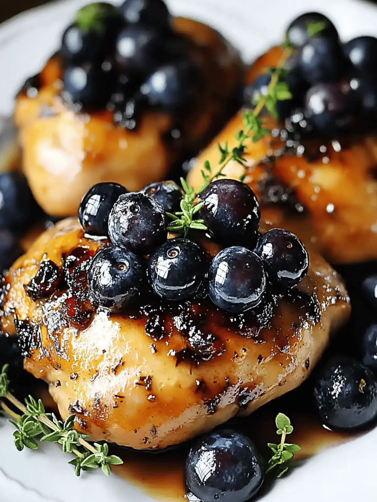 Blueberry Thyme Chicken: Elevate Your Dinner Game Tonight 5 Blueberry Thyme Chicken
