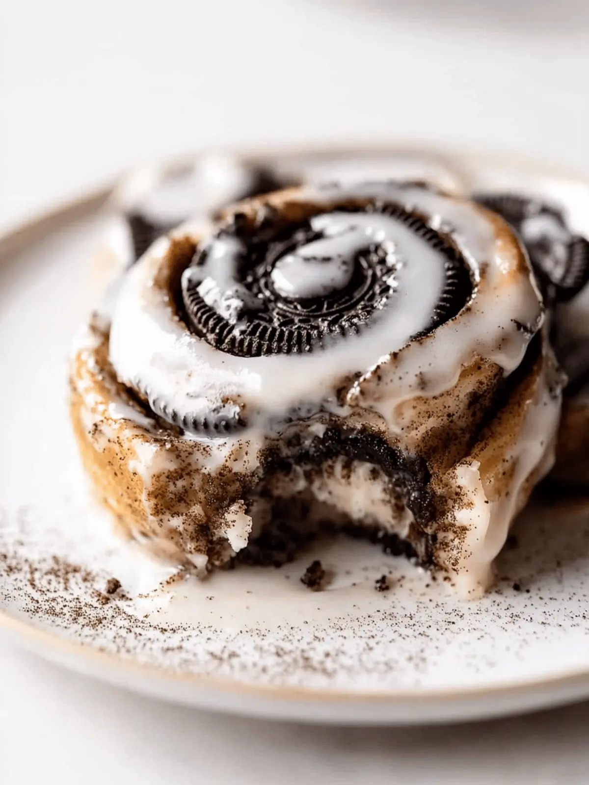 Indulge in Oreo Cookies and Cream Cinnamon Rolls Today 2 Oreo Cookies and Cream Cinnamon Rolls