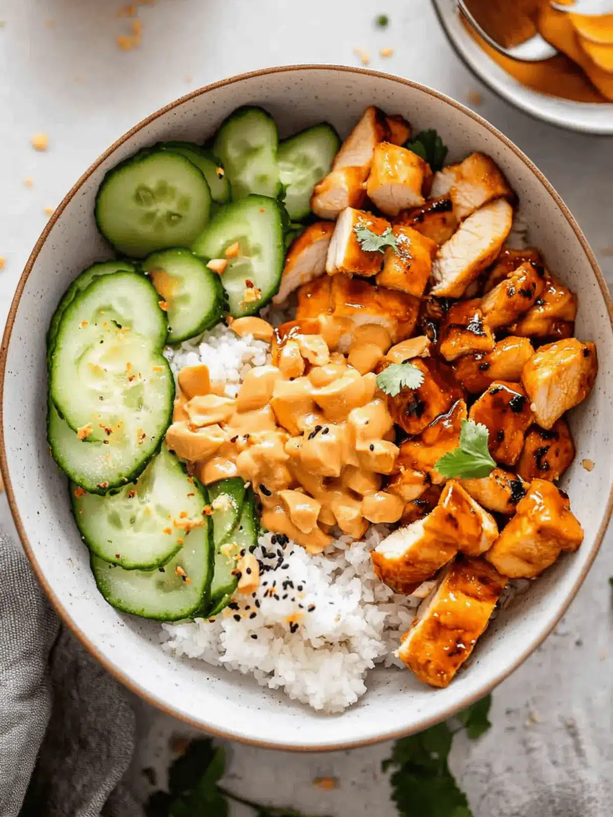 Spicy Sweet Hot Honey Chicken Bowls for Quick Dinners 5 Hot Honey Chicken Bowls