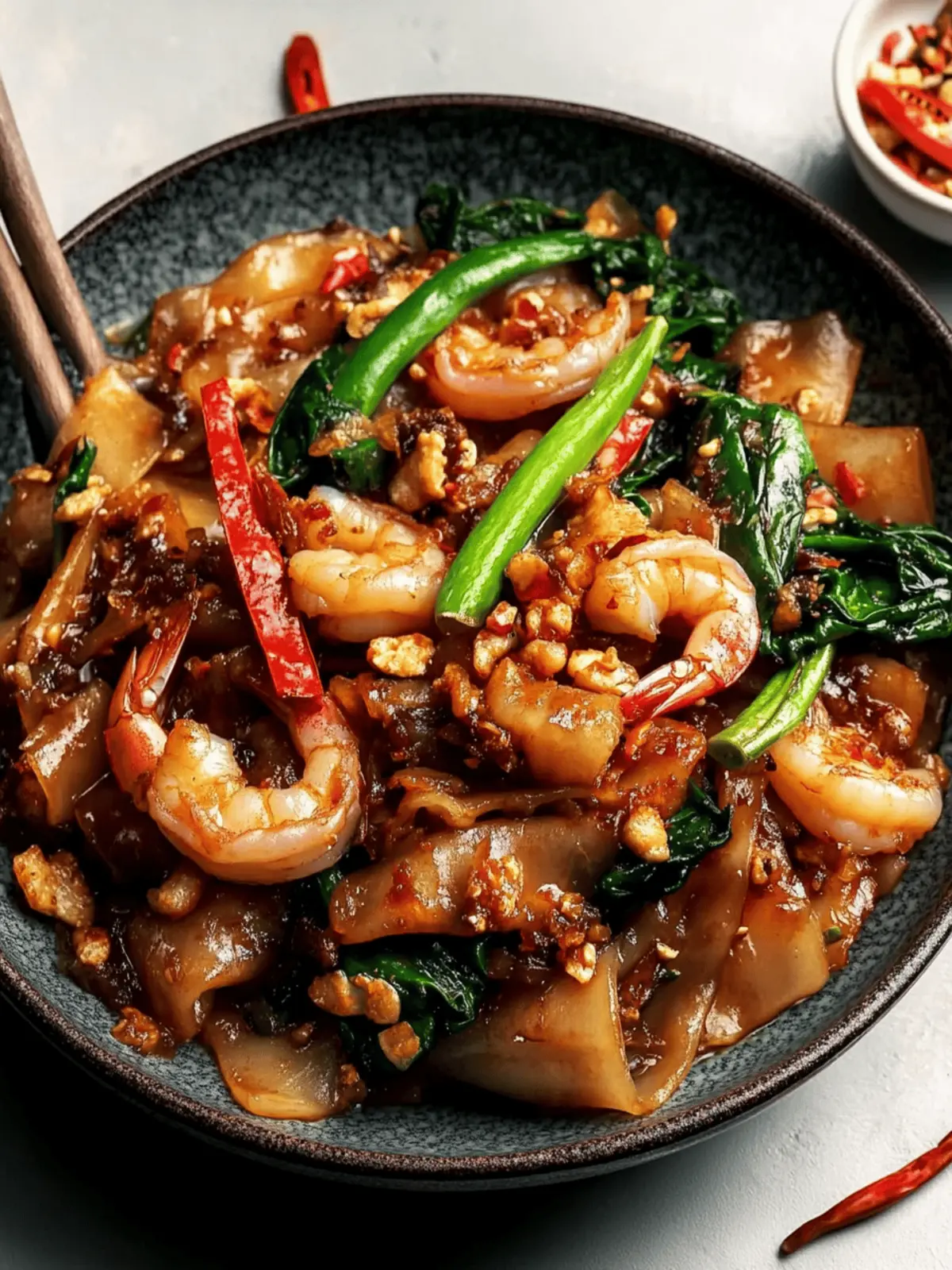Savory Garlic Prawn Pad See Ew in Just 15 Minutes! 5 Garlic Prawn Pad See Ew