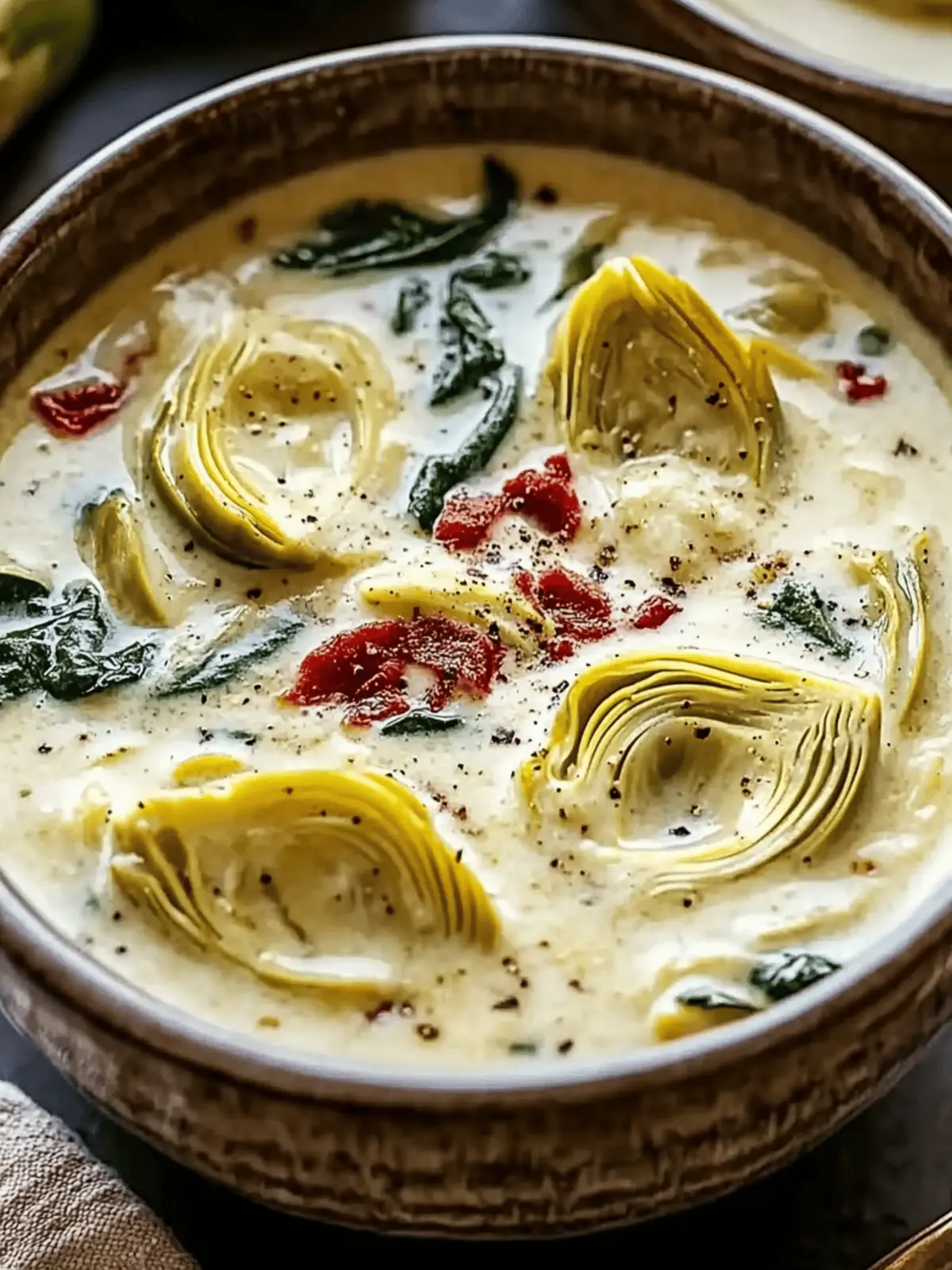 Creamy Lemony Tuscan Artichoke Soup for Cozy Nights 4 Creamy Lemony Tuscan Artichoke Soup