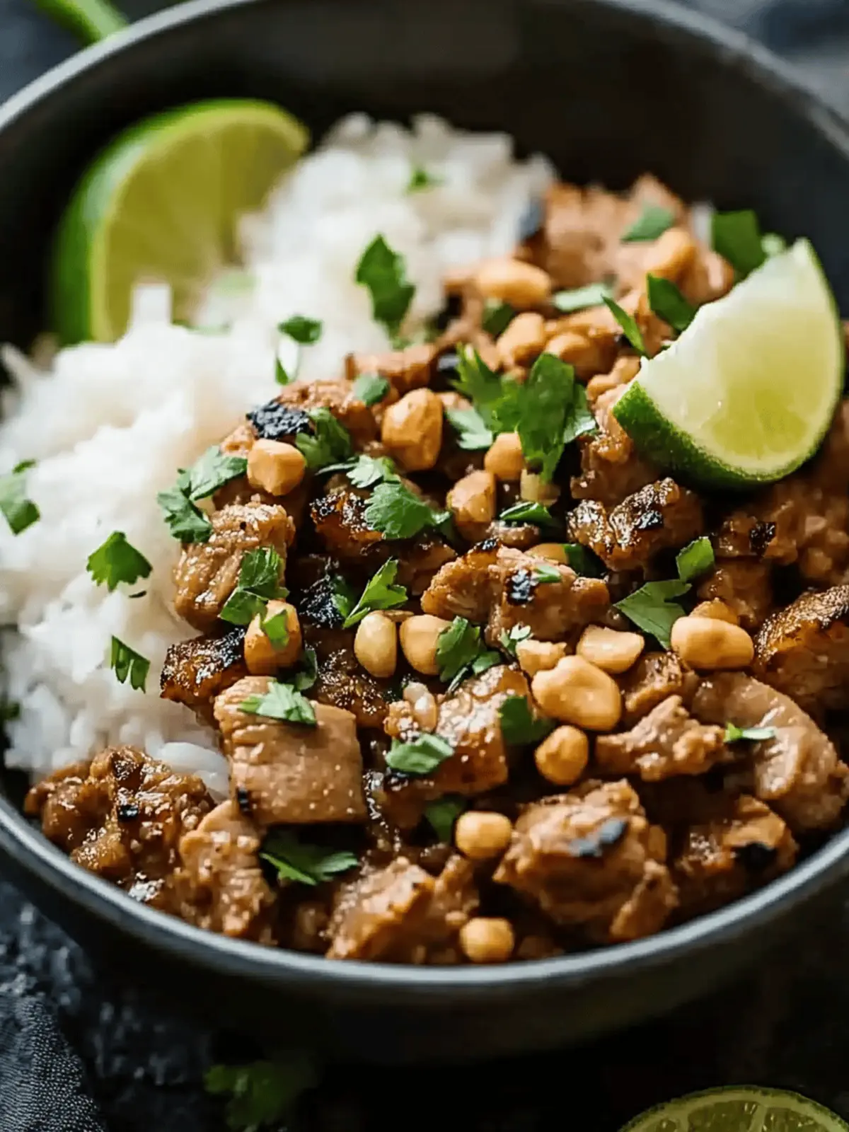 Easy Ginger Lime Pork with Creamy Coconut Rice for Busy Nights 2 Easy Ginger Lime Pork with Creamy Coconut Rice