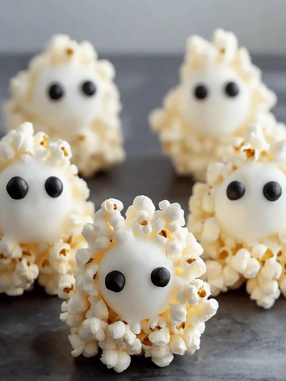 Spooktacular Ghost Popcorn Balls for Fun Family Treats 3 Ghost Popcorn Balls