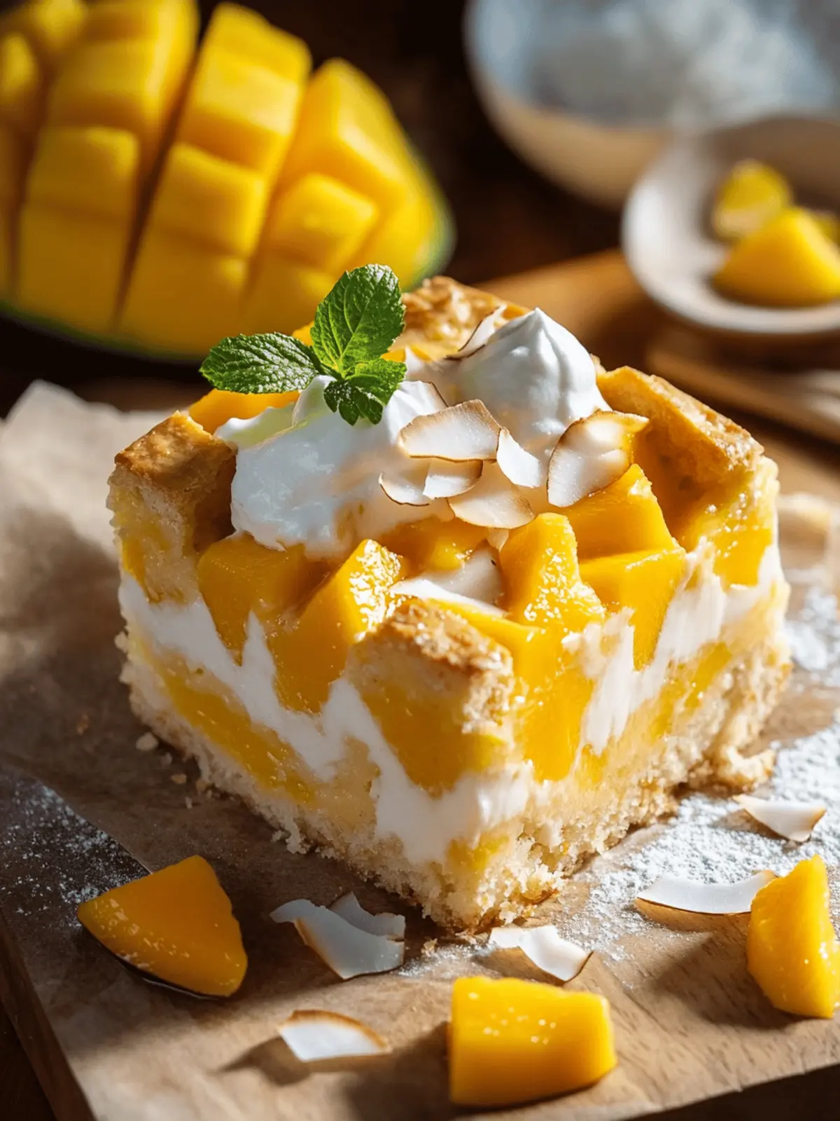 Mango Coconut Bread Pudding for a Tropical Dessert Escape 4 Mango Coconut Bread Pudding