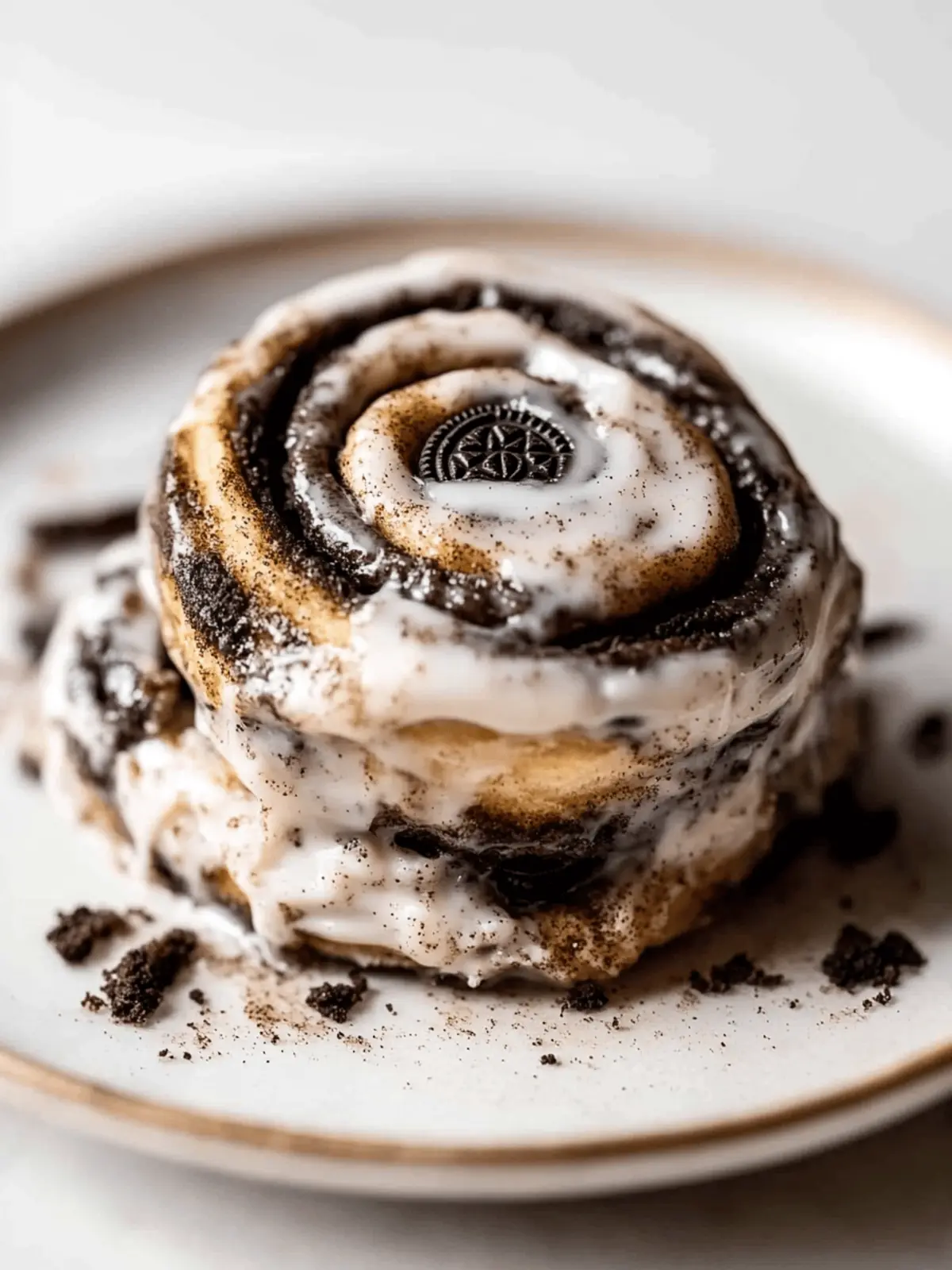 Indulge in Oreo Cookies and Cream Cinnamon Rolls Today 5 Oreo Cookies and Cream Cinnamon Rolls