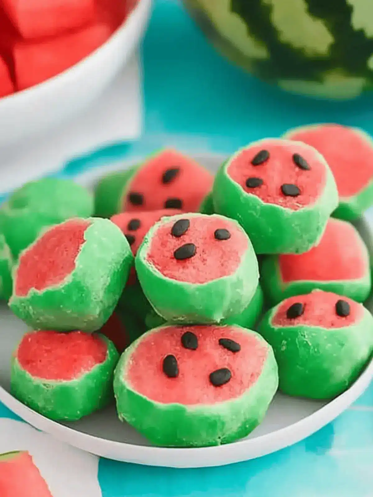 No Bake Watermelon Truffles – The Ultimate Summer Delight 2 Watermelon Truffles