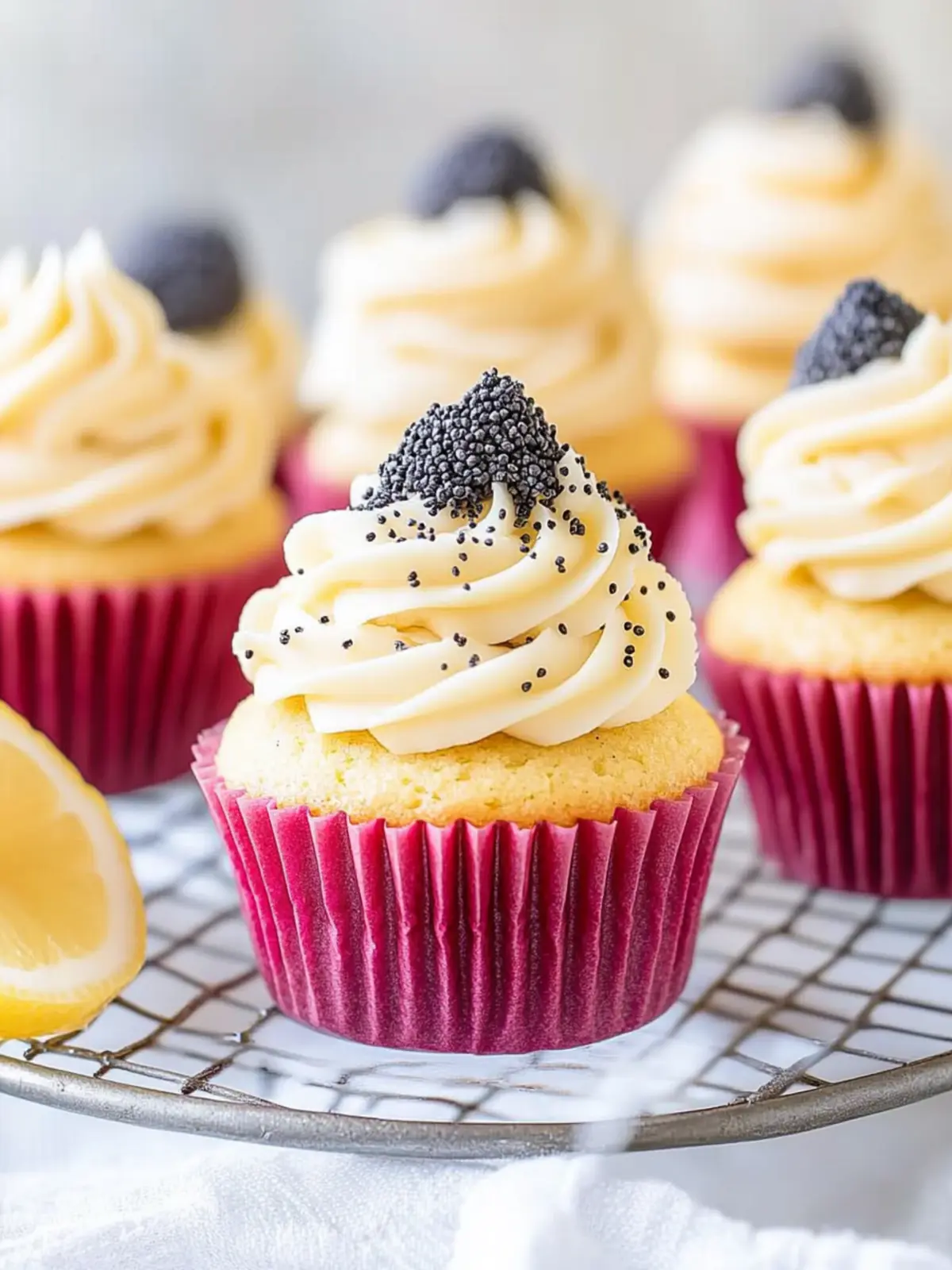 Deliciously Light Lemon Poppy Seed Cupcakes for Any Occasion 2 Lemon Poppy Seed Cupcakes