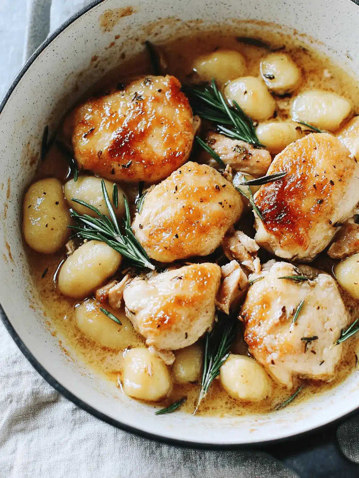 Rosemary Chicken Gnocchi: A Cozy Dinner Delight 2 Rosemary Chicken Gnocchi