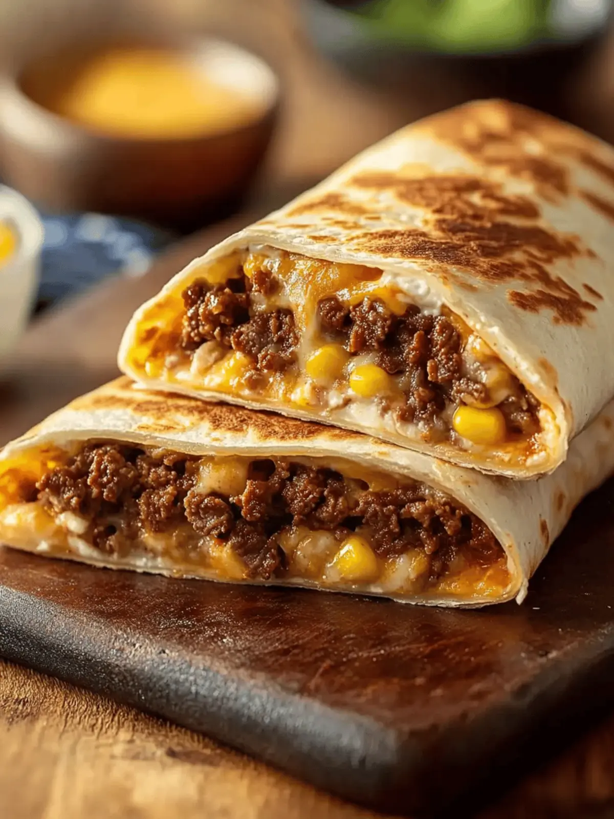 Savor Hearty Beef & Cheese Wraps for Family Taco Night 4 Hearty Beef & Cheese Wraps