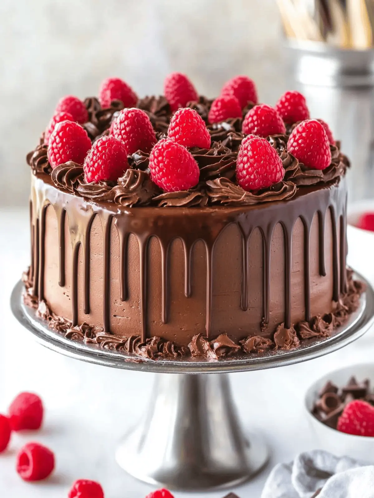 Decadent Raspberry Chocolate Layer Cake for Sweet Moments 3 Raspberry Chocolate Layer Cake