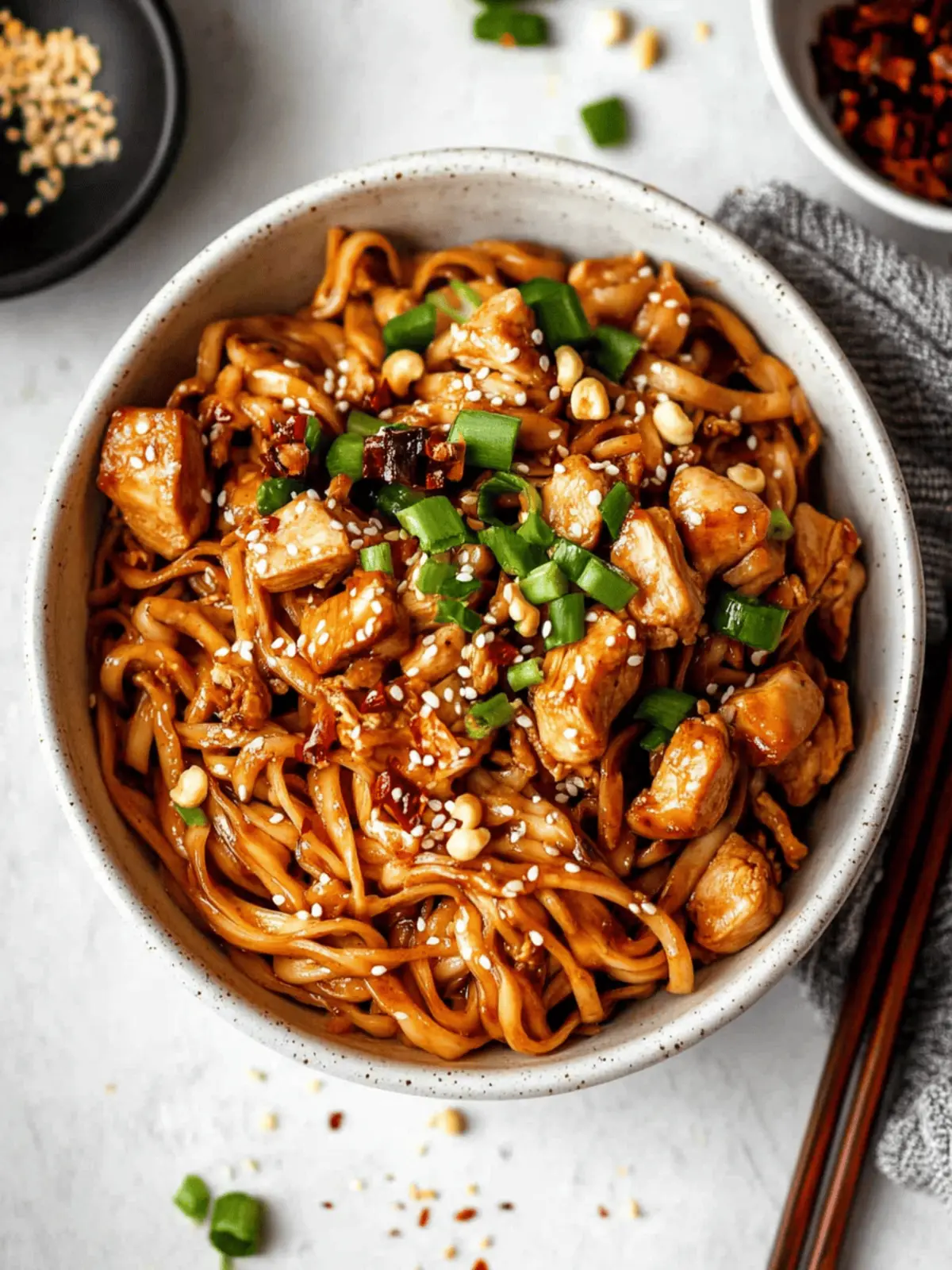 Kung Pao Chicken Noodles: Spicy Flavor That Thrills Your Tastebuds 5 Kung Pao Chicken Noodles