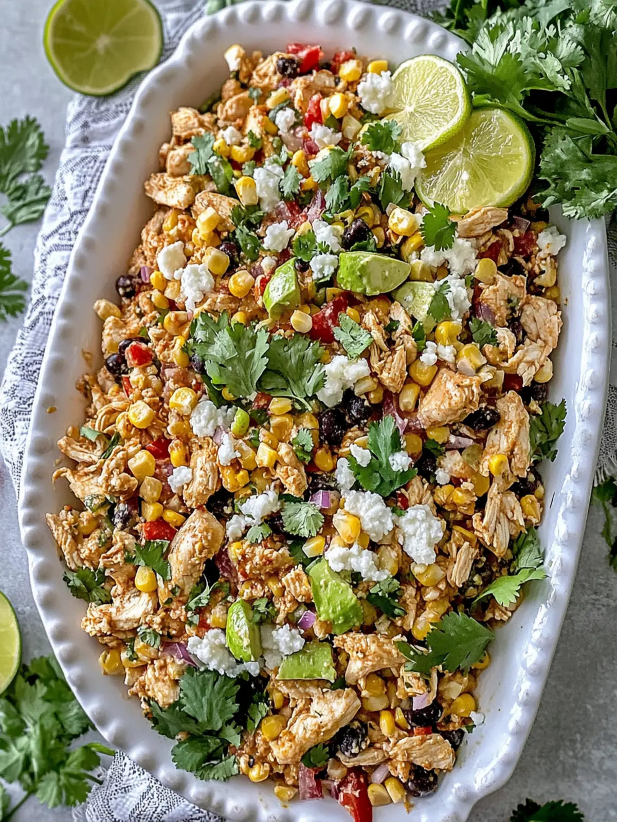 Healthy Mexican Street Corn Chicken Salad You’ll Crave Daily 2 Healthy Mexican Street Corn Chicken Salad