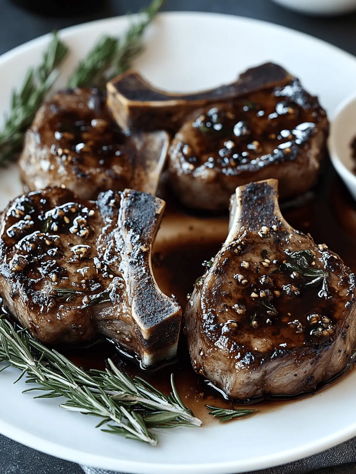 Savor Juicy Balsamic Lamb Chops for Dinner Tonight 3 Balsamic Lamb Chops