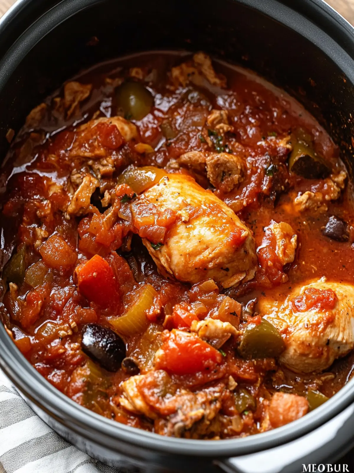 Savory Slow Cooker Chicken Cacciatore That Steals the Show 2 Slow Cooker Chicken Cacciatore