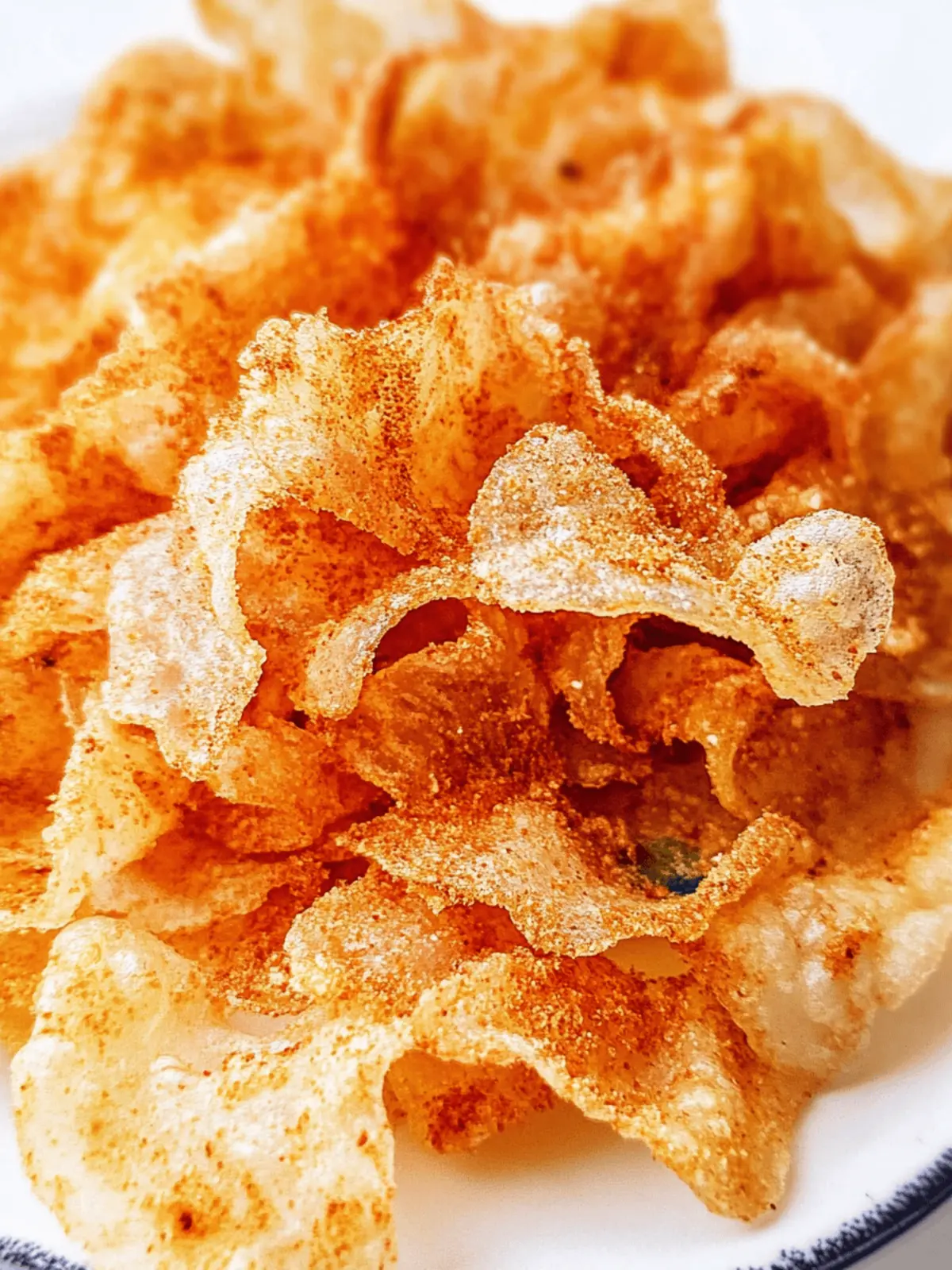 Crispy Vegan Pork Rinds: Crunchy Fried Rice Paper Bliss 4 Vegan Pork Rinds (Fried Rice Paper)