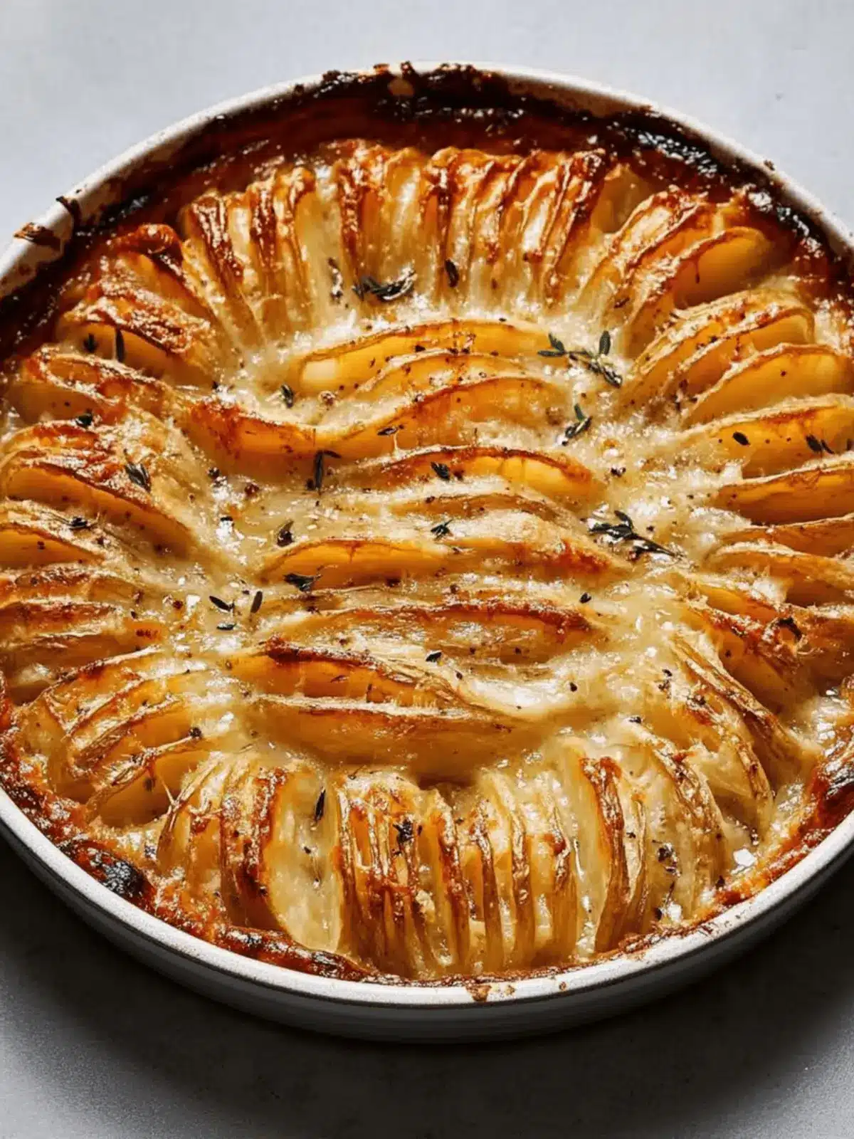Cheesy Hasselback Potato Gratin for Ultimate Comfort Food 3 Cheesy Hasselback Potato Gratin