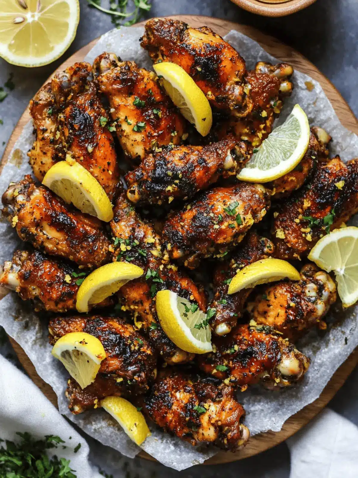 Easy Lemon Garlic Chicken Wings for Zesty Flavor Lovers 3 Easy Lemon Garlic Chicken Wings