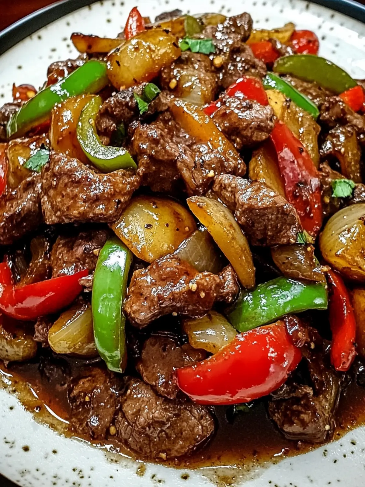 Savory Pepper Steak with Bell Peppers and Onion Delight 2 Pepper Steak with Bell Peppers and Onion