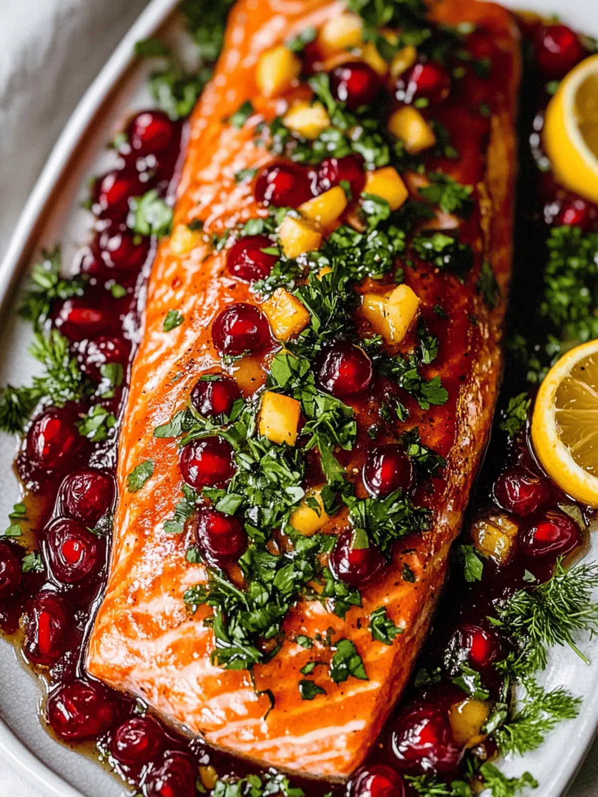 Mouthwatering Christmas Salmon with Pomegranate Glaze Recipe 2 Christmas Salmon