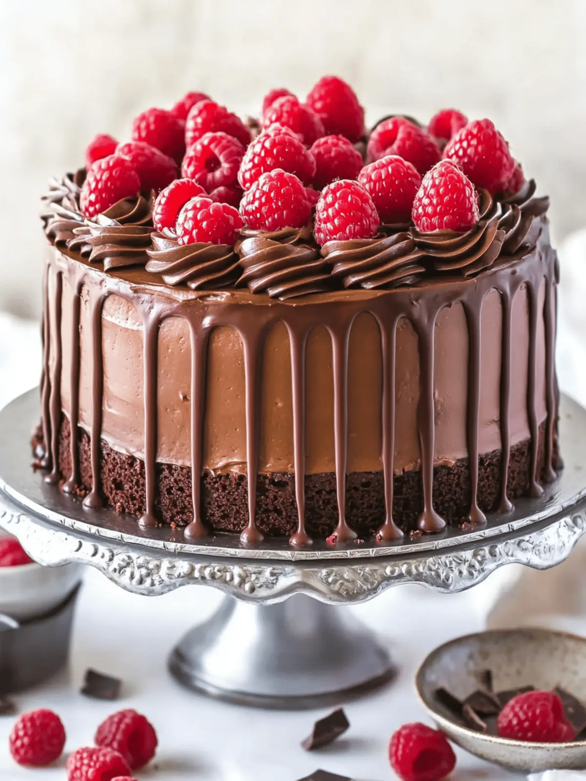 Decadent Raspberry Chocolate Layer Cake for Sweet Moments 2 Raspberry Chocolate Layer Cake