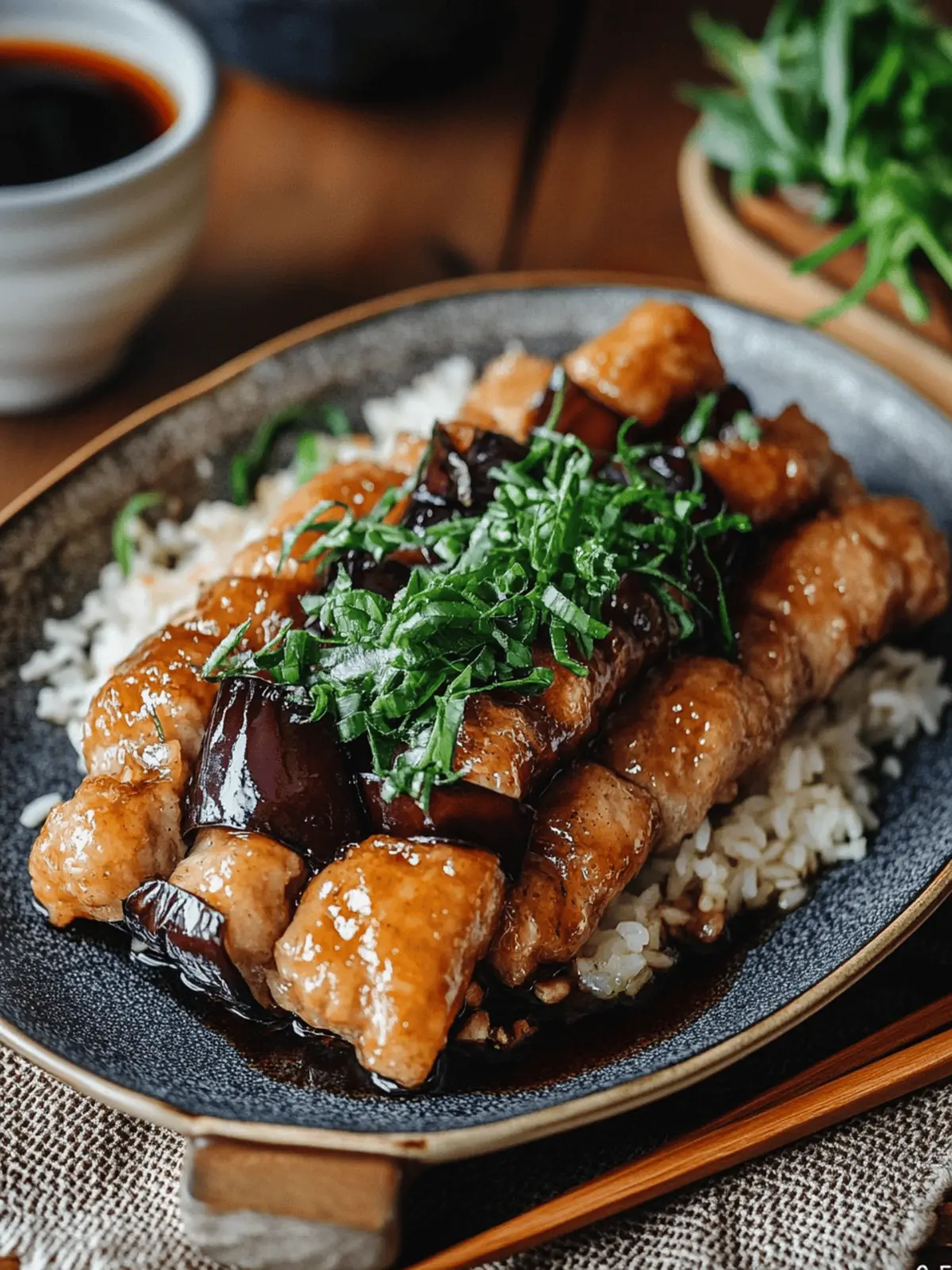 Savory Ginger Pork Rolls with Eggplant That Impress Everyone 4 Ginger Pork Rolls with Eggplant
