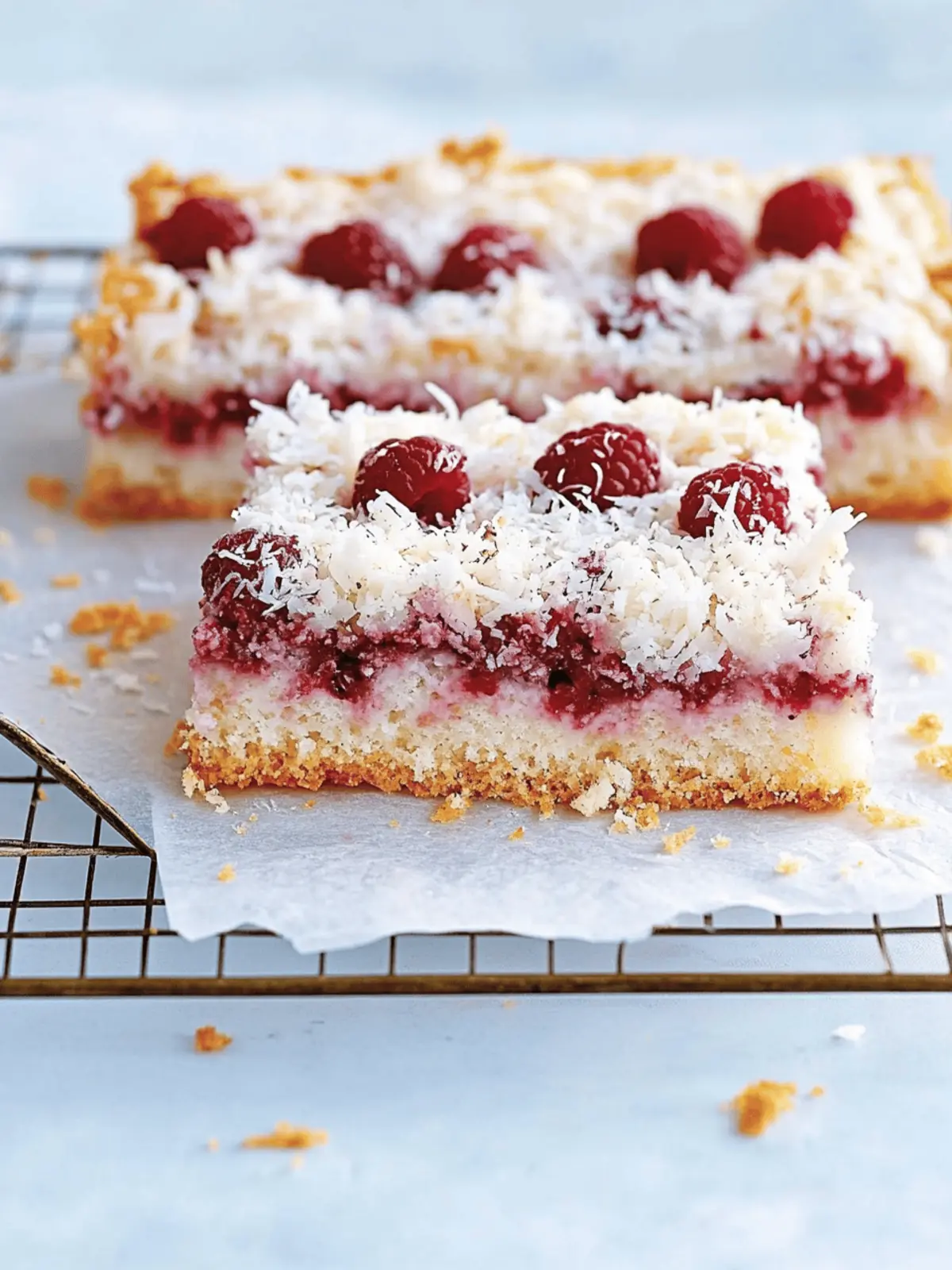 Delicious Coconut Raspberry Slice for Your Sweet Tooth Cravings 3 Coconut Raspberry Slice