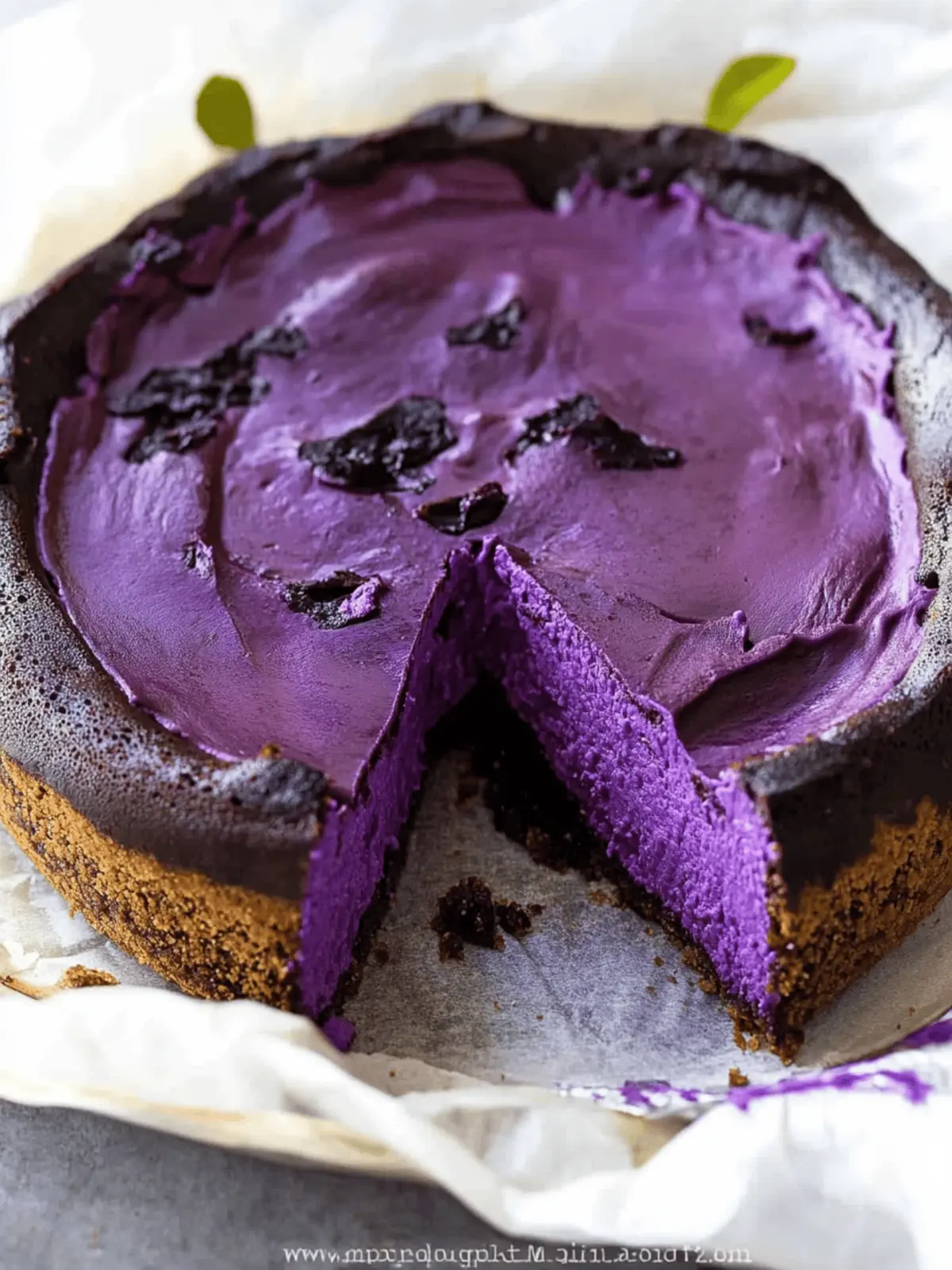 Irresistibly Creamy Ube Basque Cheesecake to Wow Your Guests 2 Ube Basque Cheesecake