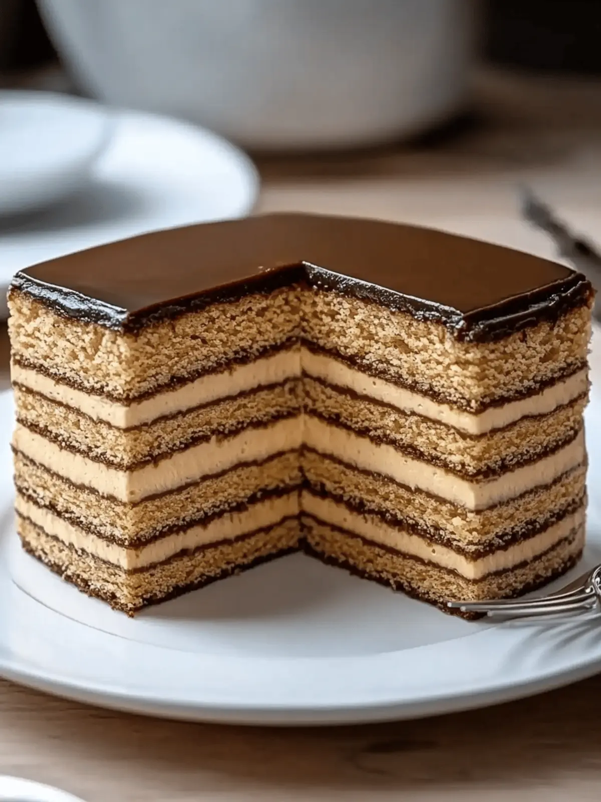 Cheat’s Opera Cake Recipe: Decadent Almond Coffee Bliss 5 Cheat’s Opera Cake (Almond Coffee Cake)
