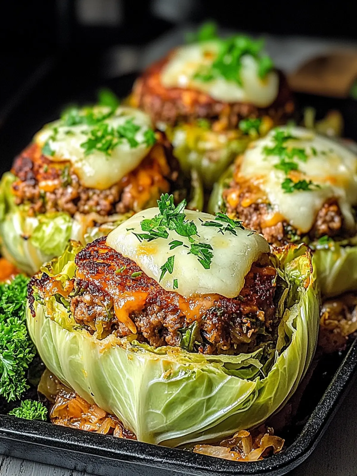 Oven-Baked Cabbage Burgers: A Healthy Twist on Comfort Food 2 Oven-Baked Cabbage Burgers