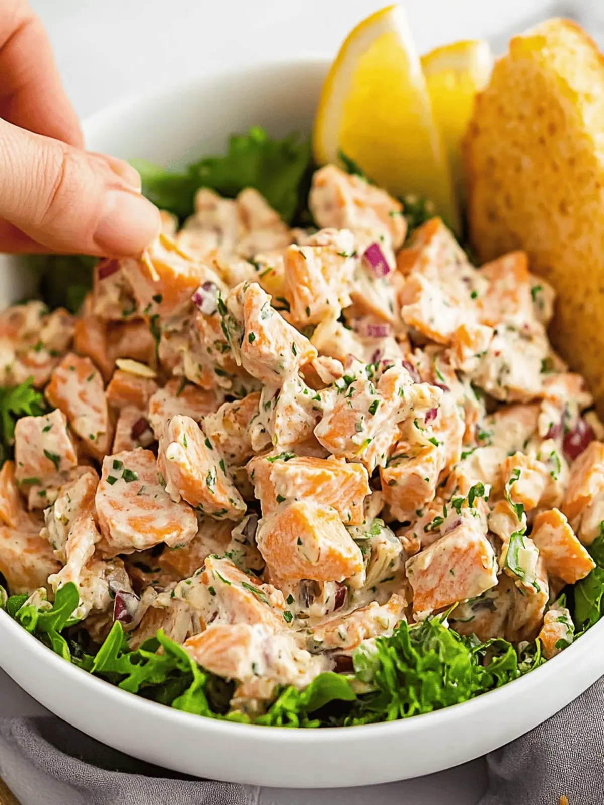 Delicious Canned Salmon Salad with Creamy Dill Twist 4 Canned Salmon Salad