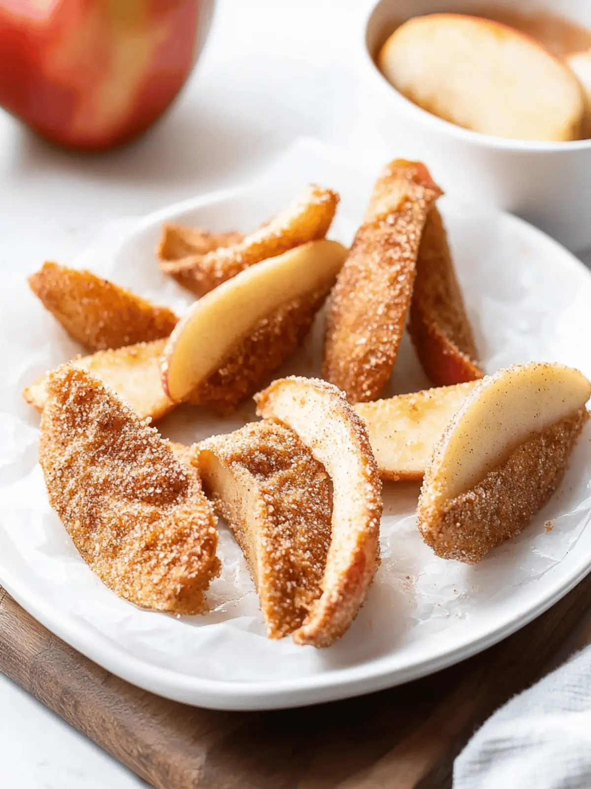 Crispy Air Fryer Apple Slices Perfect for Snacking Bliss 4 Crispy Air Fryer Apple Slices