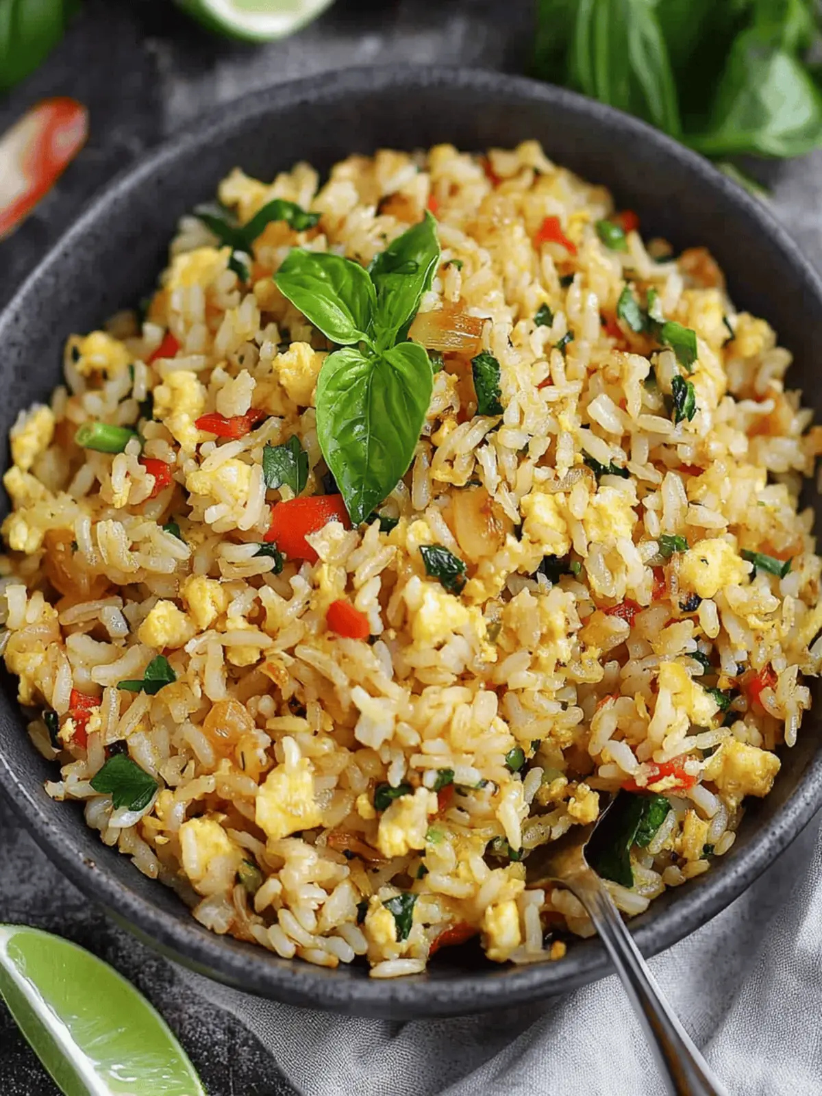 Thai Basil Fried Rice: A Flavorful Twist on Tradition 2 Thai Basil Fried Rice