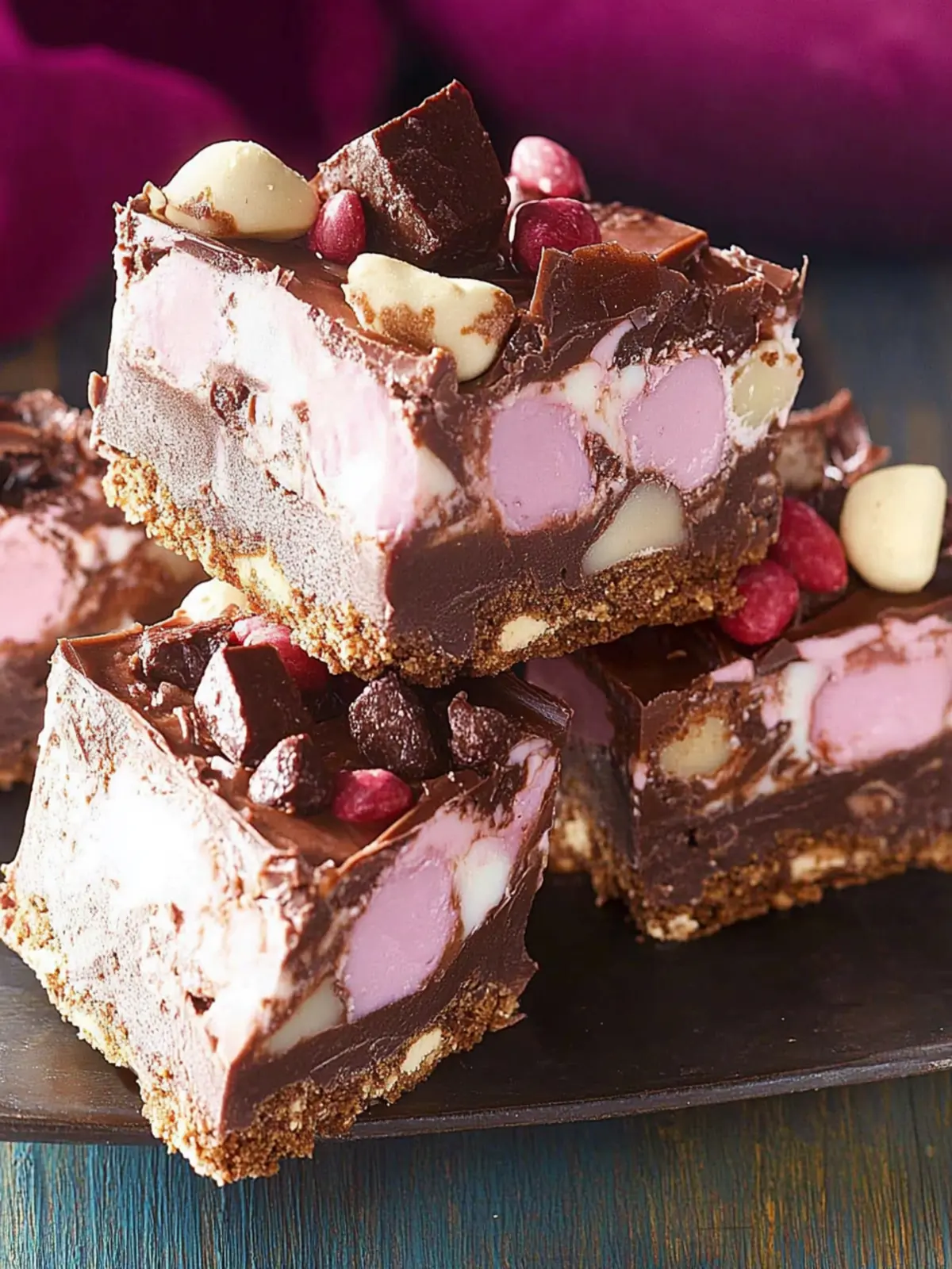 Decadent No-Bake Rocky Road Slice You Must Try Today 2 No-bake rocky road slice