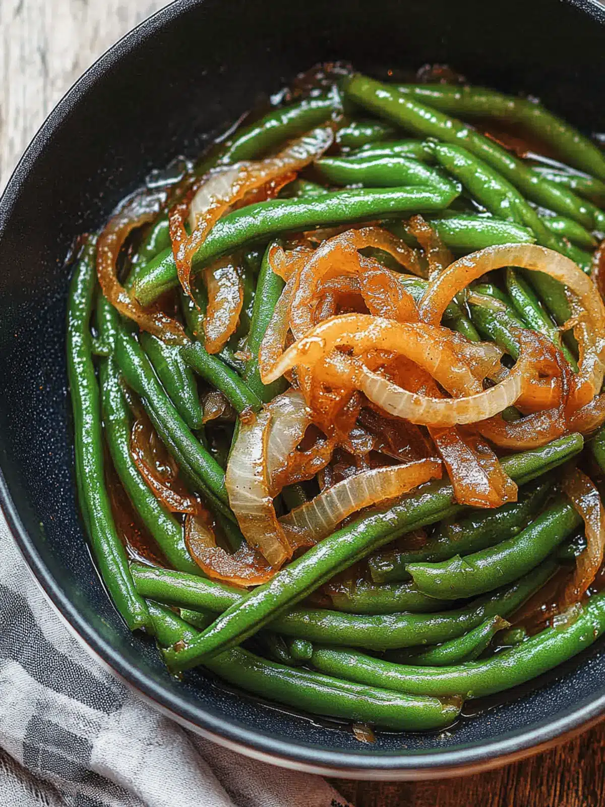 Sautéed Green Beans with French Onions: A Flavor Boost! 3 Sautéed Green Beans with French Onions