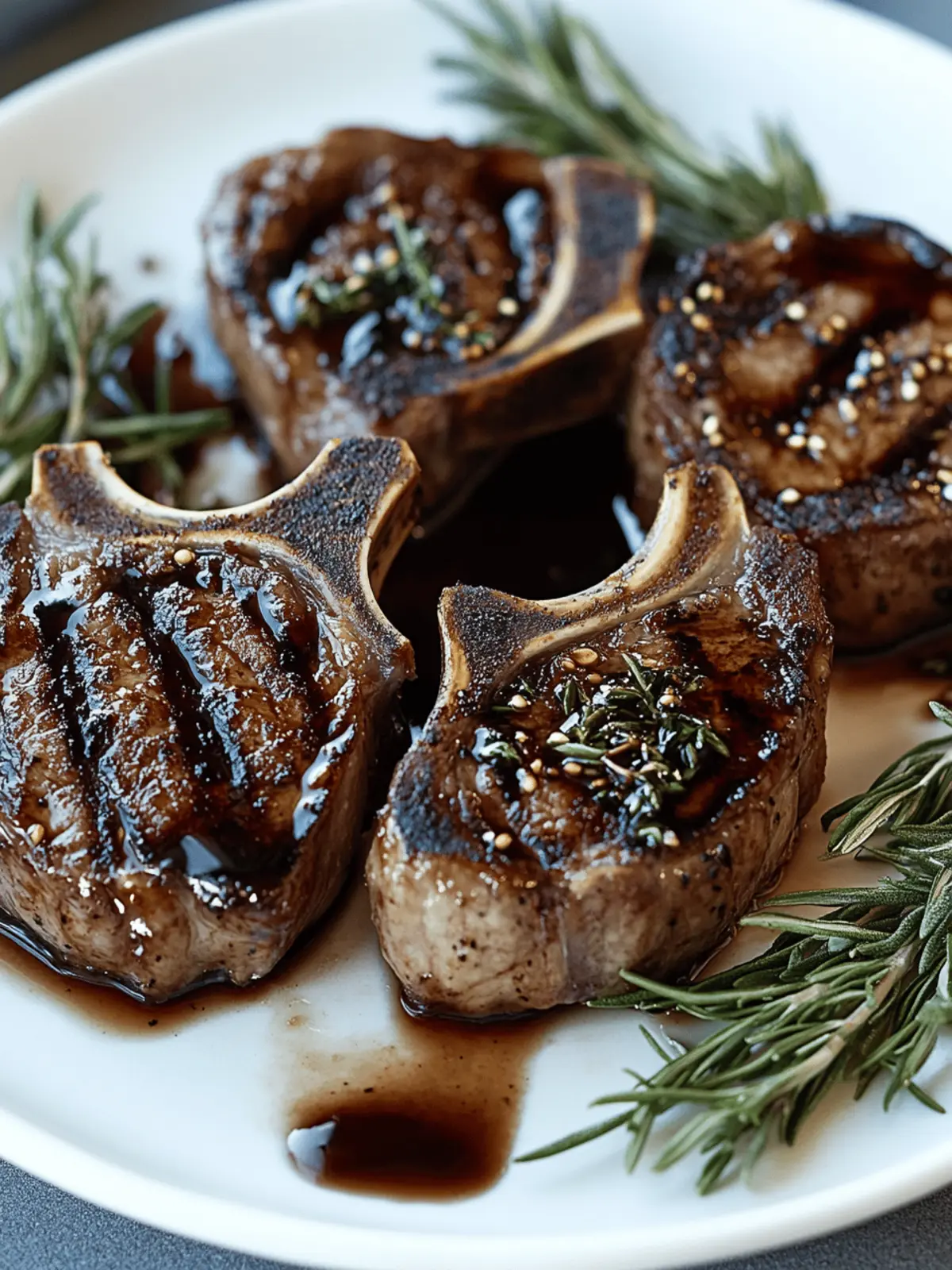 Savor Juicy Balsamic Lamb Chops for Dinner Tonight 4 Balsamic Lamb Chops