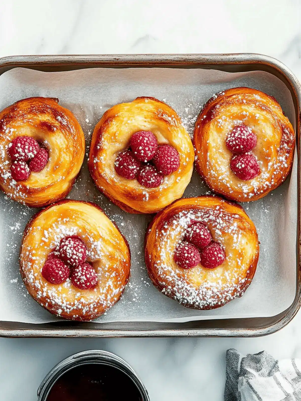 Delicious Vanilla Brioche Buns with Raspberries Recipe 5 Vanilla Brioche Buns with Raspberries